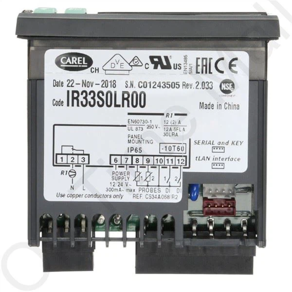 Carle termostat for IR33-serien